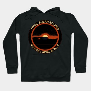 Celestial Dance 2024: North America's Solar Spectacle Hoodie